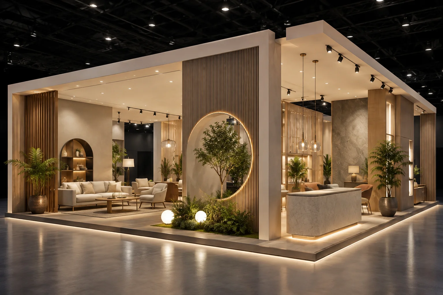 Custom Exhibition Stand for India Design
